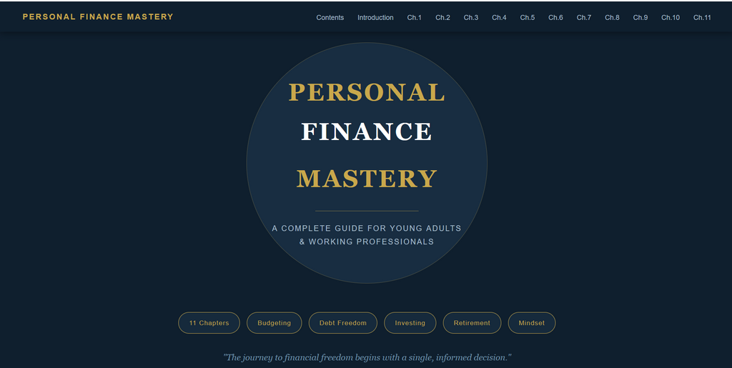 Personal Finance Mastery Ebook