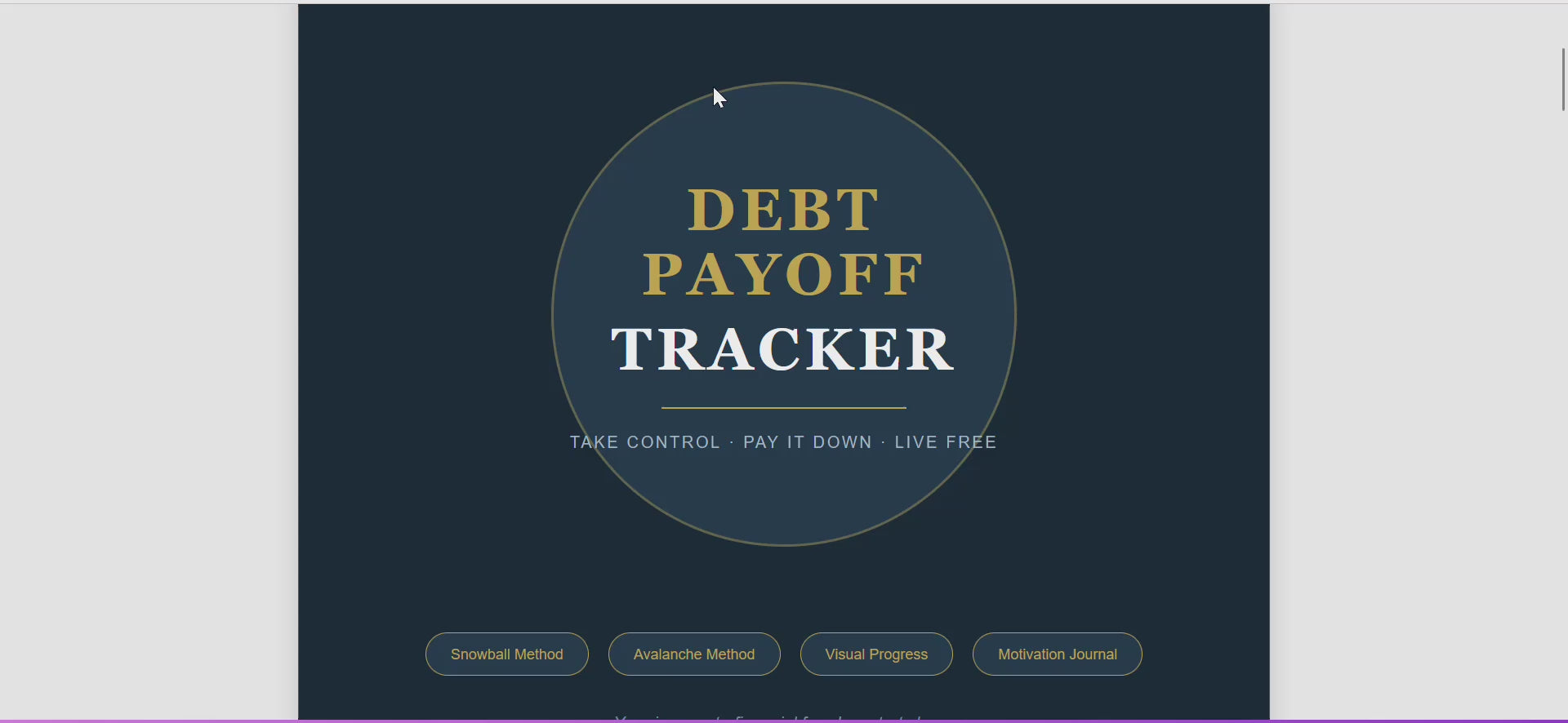Debt Payoff Tracker Digital Planner | Debt Snowball &amp; Avalanche PDF
